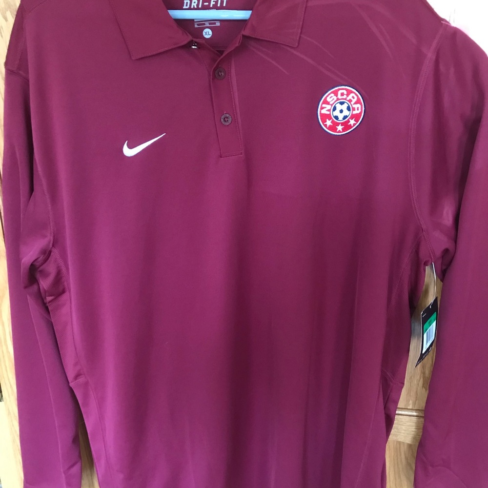 NSCAA Nike Dri-Fit long sleeve sports shirt XL